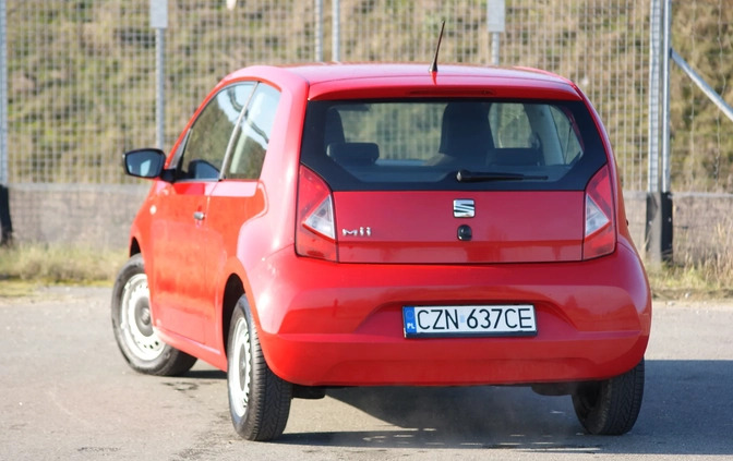 Seat Mii cena 22500 przebieg: 170000, rok produkcji 2016 z Żnin małe 137